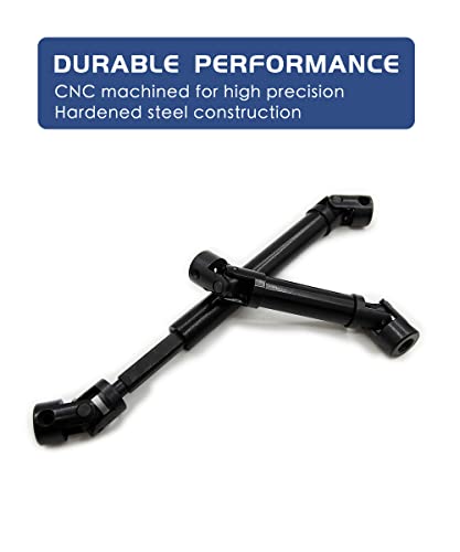 Steel RC Drive Shaft for 1/24 SCX24 Gladiator AXI00005 Axial Upgrade Parts | SCX24 Driveshaft Hardened Steel Upgrade Parts,High Strength,Wear Resistant,CNC machined - size: For SCX24 AXI00005