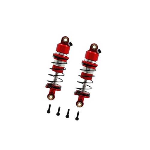 for WLtoys 244016 for LOSI Micro-B 1/24 Hydraulic Front Shock Absorber Metal Upgrade Remote Control Car Parts Rc Parts - color: Red