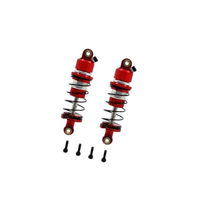 for WLtoys 244016 for LOSI Micro-B 1/24 Hydraulic Front Shock Absorber Metal Upgrade Remote Control Car Parts Rc Parts - color: Red