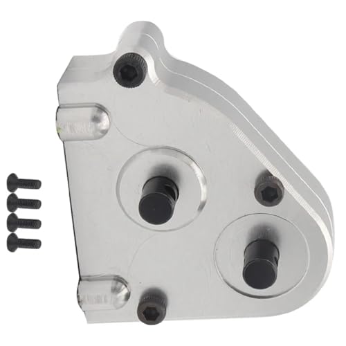 RC Car Parts for MN128 MN86 MN86S MN86K MN86KS for MN for G500 1/12 RC Crawler Car Upgrade Parts Metal Transmission Gearbox Transfer Case(Silver) - color: Silver