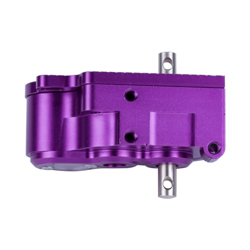 1/10 RC Transmission Speed Gearbox,LCG Crawler R2 Metal Transmission Low Center of Gravity Gearbox for 1/10 RC Car SCX10 TRX4 RC4WD Capra Axle DIY Chassis(Purple) - color: Purple