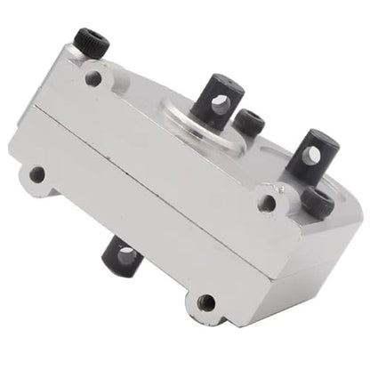 RC Repair Parts Compatible with MN128 MN86 MN86S MN86K for MN G500 1/12 RC Crawler Car Parts Accessories Metal Transmission Gearbox Transfer Case(Silver) - color: Silver