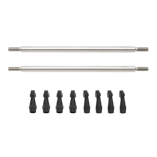 MEUS RACING 1/10 Links Steel Chassis Links Kit for Traxxas TRX4 Axial SCX10 Tamiya CCO1 Redcat Gen8 1/10 RC Crawler (110mm) - size: 110mm