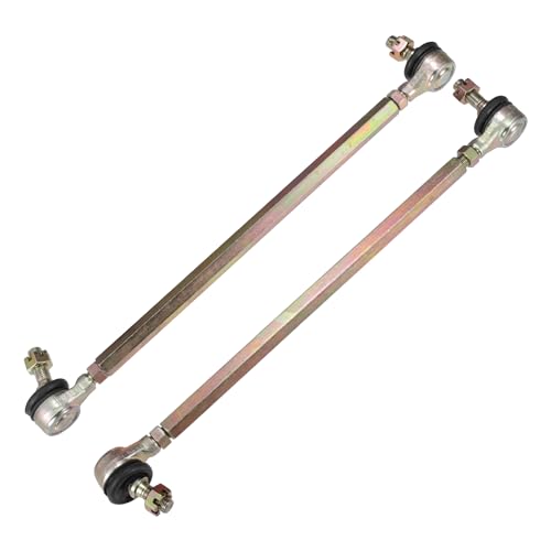 ACROPIX 26cm 10.24" Steering Tie Rod End Tie Rod Link Fit for 50cc 70cc 90cc 110cc 125cc 150cc ATV Quad Four Wheeler with Ball Joint Accessories - Pack of 2 - size: 260mm