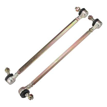 ACROPIX 28cm 11.02" Steering Tie Rod End Tie Rod Link Fit for 50cc 70cc 90cc 110cc 125cc 150cc ATV Quad Four Wheeler with Ball Joint Accessories - Pack of 2 - size: 280mm