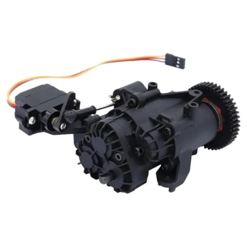 2 Speed Transmission Gearbox with Internal Gears and Servo for 1/10 RC Crawler for TR-XS TRX4 TRX6 Upgrade Parts
