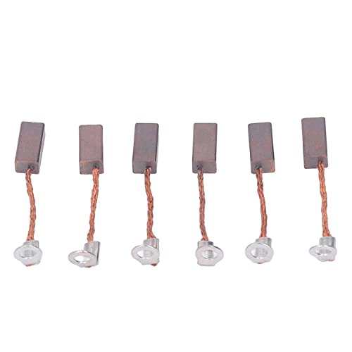 6pcs RC Carbon Motor Brush Climbing Car Brush Motor Replacement Part 35mm for 540 550