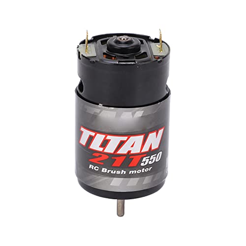 550 Brushed Motor with 320A Two Way ESC Combo for RC Crawler High Efficiency Power System 21T Performance Tuning Compatible with TRX4 SCX10 Axial