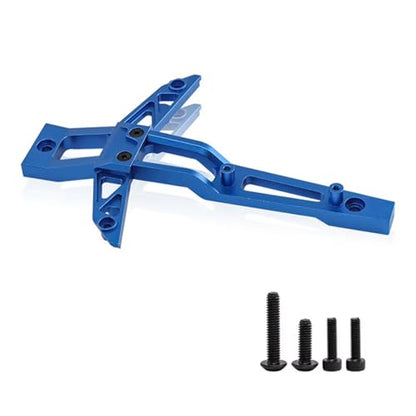 RC Crawlers Components for Traxxas for Maxx Truck 4S 1/10 Precision CNC Machined Front Chassis Brace Modification Upgrade Repair Spare Toy Models - color: Blue