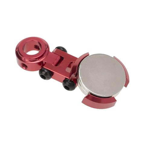 4Pcs/Lot Aluminum Alloy Magnetic Stealth Invisible Body Post Mounts for 1/10 1:10 RC Compatible with Crawler Drift Models Car TRX4 SCX10(Blue) - color: Blue