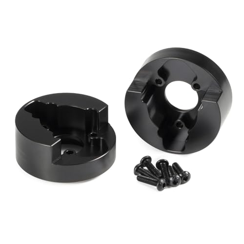 Machined Brass Portal Knuckle Weights - Low Offset for Vanquish Currie Portal F9 SCX10-II and VS4-10 Ultra Offset Front Axle - 128g Each, Low Center of Gravity Upgrade