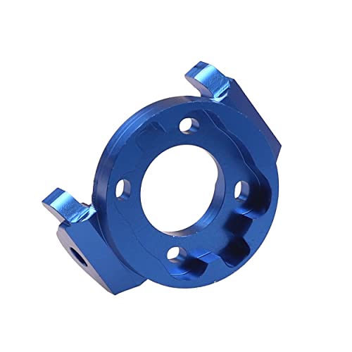 2Pcs Vgoohobby Aluminum Alloy C Hub Carrier Caster Block C Seat Compatible with 1/8 Losi LMT 4WD Solid Axle RC Monster Car (Blue)