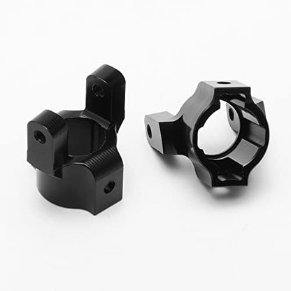 RC 1:10 Aluminum C Hub Carrier, Black, 2PCS | Upgrade Parts, for Axial AX10 SCX10