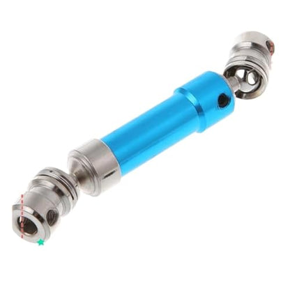 RC Car Drive Shafts Compatible with Wltoys 12428 12423 1/12 RC Short Course for Desert for Buggy Parts 2Pcs Metal Rear Center Drive Shaft CVD(Blue) - color: Blue
