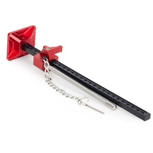 1/10 Scale rc Accessories RC Metal Slideable Jack Tool Mini Lifting Jack Compatible with Axial SCX10 Traxxas TRX4 Tamiya CC01 RC4WD D90 D110 Upgrade Parts
