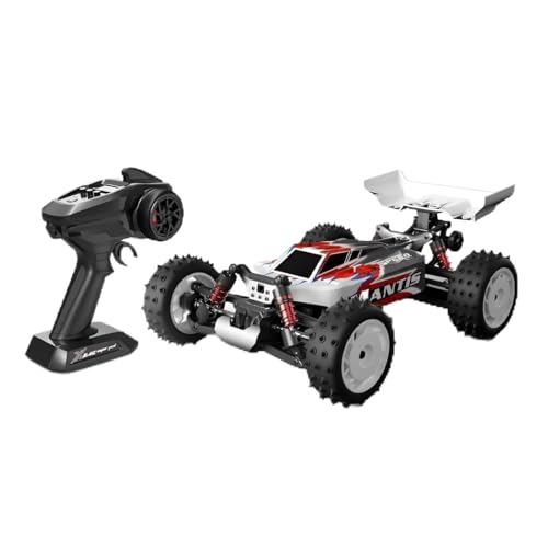 1/12 4x4 RC High Speed Car, 4WD Brushed Off-Road Monster Truck with Drift & Climbing Function, 2.4GHz Fast RC Cars for Adults (Red/1 Battery) - color: Red, size: 1 Battery