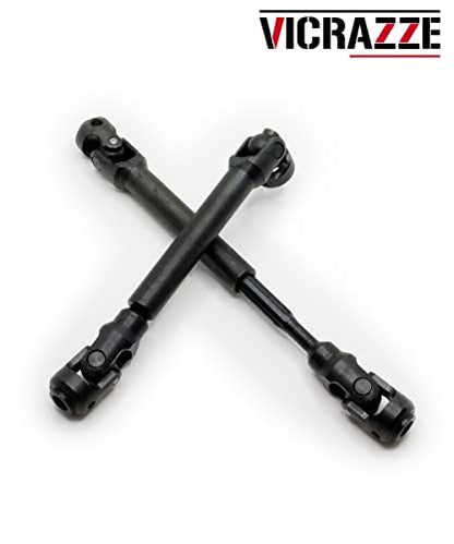 VICRAZZE RC Drive Shaft 97-137mm RC Upgrades for 1/10 RC Crawler Axial SCX10 SCX10-II Redcat D90 Gen7 /Pro RC4WD GEN8(2PCS)