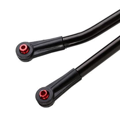 INJORA Steel High Clearance 4 Link for SCX24 Gladiator Power Wagon (Black) - color: Black