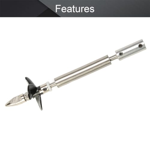 RC Boat Drive Shaft Kit for 2mm, 100mm Shaft 50mm Sleeve 3-Blade D36mm Propeller | Coupler & Joint Set, Complete Propulsion Assembly for RC Model - size: 2.00MM