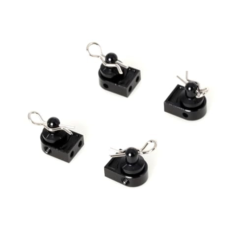 LCX Racing 1/10th RC Crawler Car Aluminum Body Post w/Clip Body Mount for Axial SCX10 PRO, Upgrades Parts Accessories