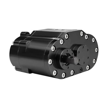 RC 2 Speeds Transfer Case Gearbox Box Compact Accessories, Double Speed Transmission Box for SCX10 1/10 RC Crawler, Black - color: Black