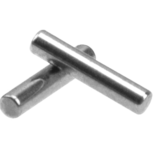 50Pcs ZQToday 1.5x5mm Dowel Pin Hex Wheel Hub Nut Pins Hinge pin Compatible with Axial SCX24 Deadbolt JLU Gladiator Bronco FMS FCX24 1/24 RC Crawler Car,TRAXXAS 1/18 HSP 1/18 YDT815-17