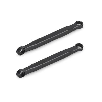 Aluminum Suspension & Steering Links Set for SCX30 1/30 RC Crawler, Full Chassis Link Kit with Tie Rod & Drag Link, CNC Upgrade Parts (Black) - color: Black