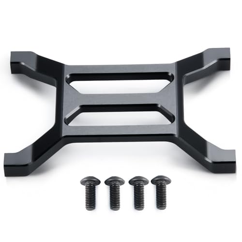 Aluminum Alloy Rear Chassis Brace Battery Fixing Bracket Mount Holder Compatible with SCX10 PRO-AXI03028 1/10 RC Crawler Car Metal Upgrade Parts