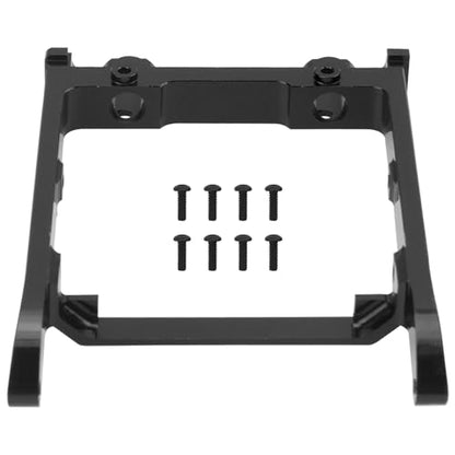 Aluminum Alloy Front Bumper Mount Compatible with MN MN128 MN86 MN86S MN86K MN86KS 1/12 RC Crawler Upgrade Parts (Black) - color: Black