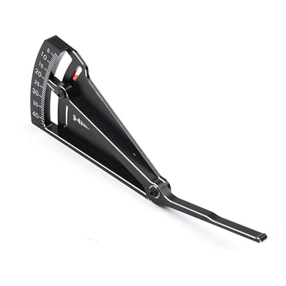RC Car Ride Height Gauge Aluminum Height & Wheel Rim Camber | 3-42mm Adjustable Ruler