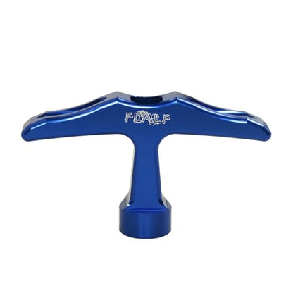 Alloy CNC Pull Starter Handle for Zenoah CY Rovan TSRC Engine (Blue) | for 1/5 Hpi Rofun Km Baja Lois 5ive-T FG GoPed Redcat Rc Car Parts - color: Blue
