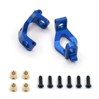 15Pc/Set Compatible with HAIBOXING 1/18 RC Car Parts, Metal Upgrade Parts Suspension Arm Steering Knuckle Wheel Hub Shock Tower for HBX 18859 18858 18857 18856 RC Cars Accessories (Blue) - color: Blue