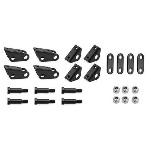 RC Car Toys For Tamiya 1/14 Set Of Aluminum Alloy Front And Rear Suspension Hanger Brackets Tractor Truck Model Cars Modification Parts