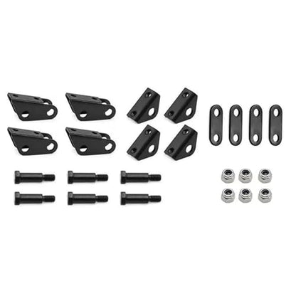 RC Car Toys For Tamiya 1/14 Set Of Aluminum Alloy Front And Rear Suspension Hanger Brackets Tractor Truck Model Cars Modification Parts