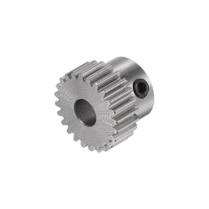 HARFINGTON Pinion Gear 3mm Bore 24T Mod 0.5 Stainless Steel Spur Diff Differential Motor Gear RC Car Replacement Parts - style: 24T