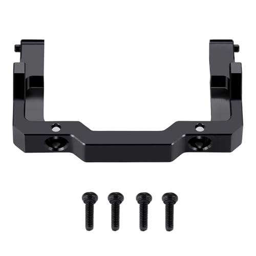 MORLORDY Aluminum Alloy RC Front Bumper Mount for SCX24 Base Camp 1/24 RC Crawler Car Upgrade Parts - color: Bumper Mount