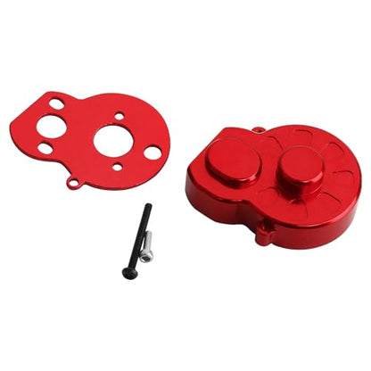 8 Sets Aluminum Steering Knuckles, C Hubs Front Rear Shock Mount Suspension Arms Transmission Cover Wheel Hex for 1/24 Buggy Losi Micro-B Upgrade (red)-964 - color: Red