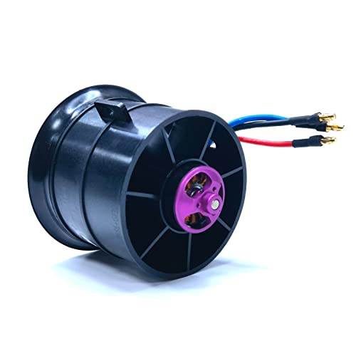 EDF 70mm pro CCW 6S 2100KV 12 Blades 25.2V Electric Ducted Fan, Hobby RC Jet Engine Propeller, RC Car Parts High Speed Brushless Motor, Remote Control Model Replacement Airplane Parts DIY - color: Edf 70pro Ccw, size: 6S 2100KV