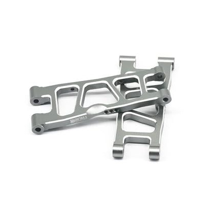 Hobby Details Aluminum Upgrade Parts Set for ARRMA Mini Kraton 4x4 1/16, Front & Rear A-Arms, Knuckle, Steering,Titanium Color (Rear Lower Arm Set) - color: Rear Lower Arm Set