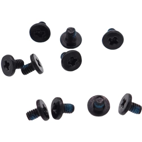 Deal4GO M2x3mm M.2 SSD Flat Head Phillips Screw Replacement for Dell HP ASUS Acer Lenovo Laptop Desktop Cooling Fan Heatsink Hinge - Black - size: M2x3.0mm