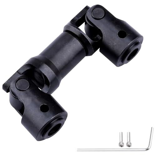 Splined Steel Universal Drive Shaft Driveshafts CVD Axle Shaft 1/10 Scale RC Crawler Car Upgrades Replacement for Traxxas Axial Tamiya RC4WD Redcat Racing (62-75mm Length) - size: 62-75mm Length
