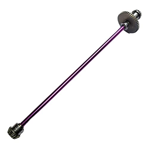 harayaa Central Drive Shaft Metal Upgrades Parts Differential Mechanism Central Axis Transmission Shaft Assembly Easy Installation for RC Car Replacement, 1:12 Shaft - color: 1:12 Shaft
