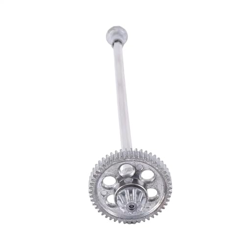 RC Car Accessories Compatible with MJX for Hyper for Go 16207 16208 16209 16210 H16 H16H H16E H16P RC Car Spare Parts Metal Center Drive Shaft Gear Assembly