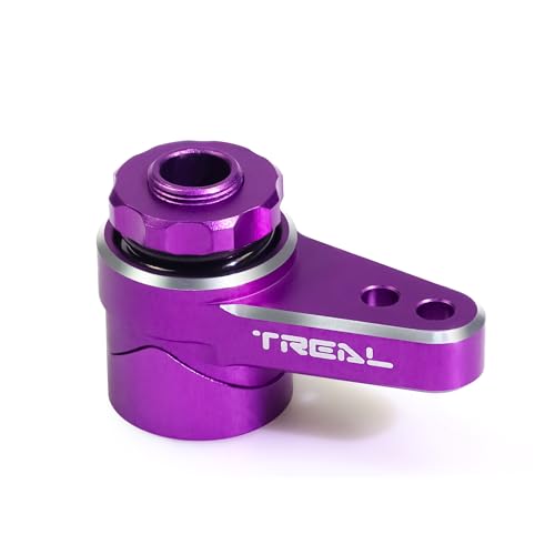 Treal Aluminum 7075 Servo Saver Set 25T for LMT Monster (Purple) - color: Purple