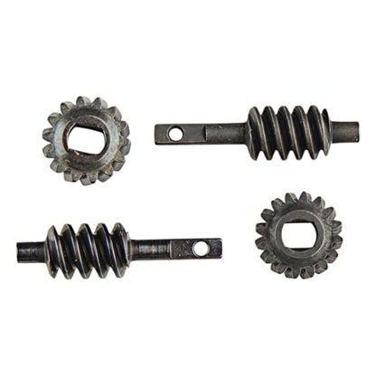 Aimrock 2-Set RC Steel Axle Worm Gear Set Upgrades for 1/30 Axial SCX30 RC Crawler (2/14T & 2/16T)