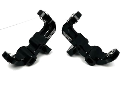 CNC RC10B7 Aluminum Caster Block Black for Team associated B7 B7D