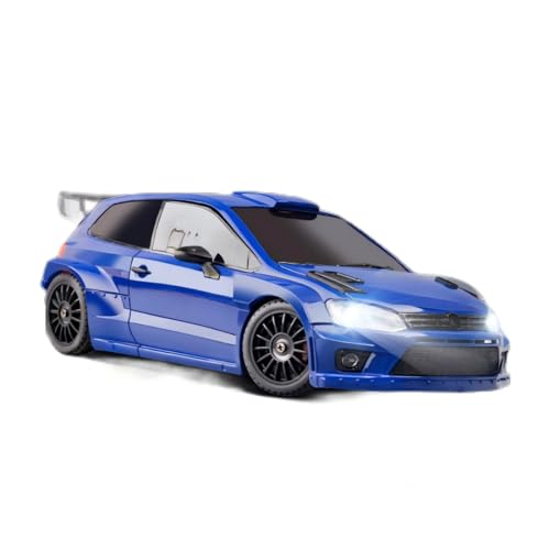 LD2801 1/28 RC Drift Car, Full Proportional 4WD Remote Control Racing Vehicle, High Speed Electric Car for Adults, Mini Hobby Grade Model Gift (Blue) - color: Blue (Ld2801)