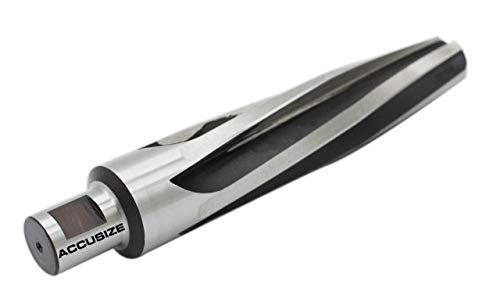 Accusize Industrial Tools Chucking Reamer, 1-3/16 in, 0521-1316 | 1-3/16" HSS Aligning Reamer with 3/4" Weldon Shank - size: 1-3/16 in.