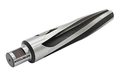 Accusize Industrial Tools Chucking Reamer, 1-3/16 in, 0521-1316 | 1-3/16" HSS Aligning Reamer with 3/4" Weldon Shank - size: 1-3/16 in.