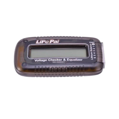2-6S LiPo Battery Voltage Checker Equilizer Capacity Display Voltage Indicator Self Voltage Balancer for RC Car